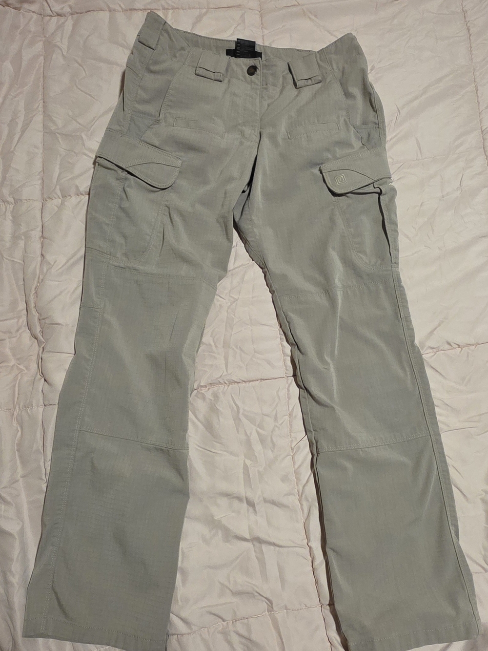 5.11 Tactical Women's Light Gray Boot Cut Cargo Pants